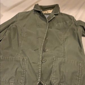 Corduroy green jacket
